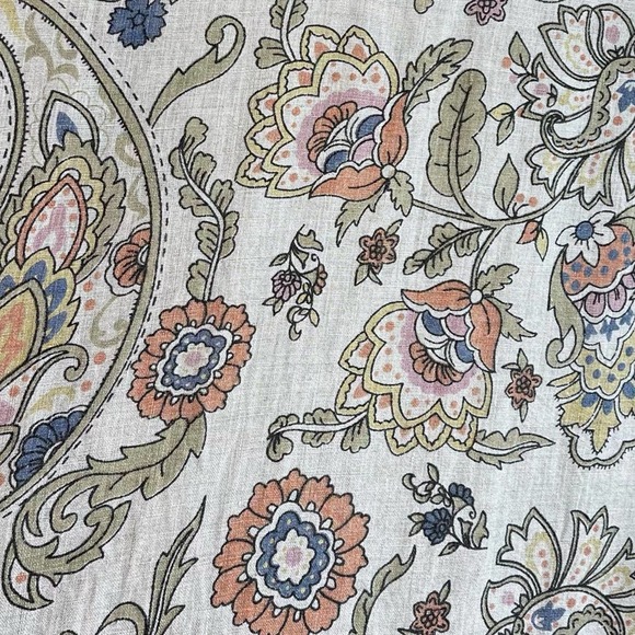 FLAX Linen Paisley Robe - Picture 11 of 11